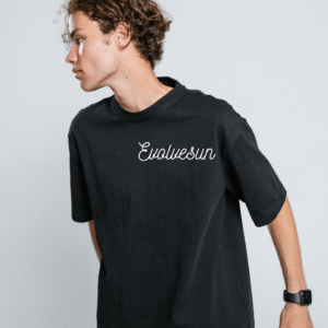Black cotton t-shirt